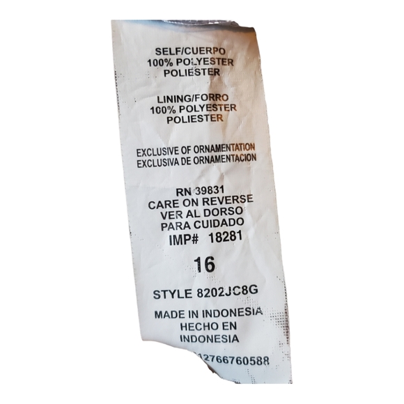 GIRLS SIZE 16 BLACK TOOL DRESS.EMPIRE WAIST WITH BEADING - Picture 7 of 7